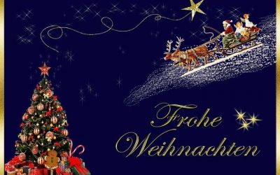 Wir wünschen frohe Weihnachten und ein frohes neues Jahr