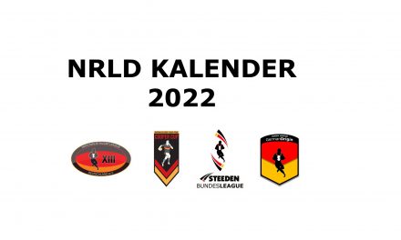NRLD Kalender für die Saison 2022
